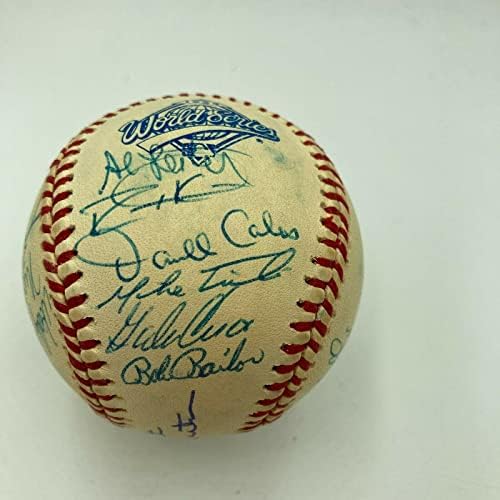 1993 Отбор на Шампионите от Световна серия Торонто Блу Джейс Подписа договор с JSA COA по бейзбол - Бейзболни