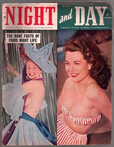 Нощ и ден 4 5/1949-пикантна снимка-Бети Гътри-Джо Ди Маджо-бански-VG+