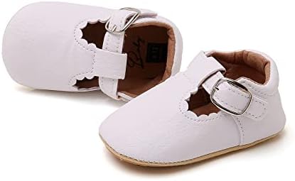 Детски обувки Mary Jane, на равна подметка За момичета, Мокасини на Гума не-хлъзгава Подметка, Модел Обувки на Принцесата