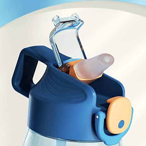 MIINIIMO Детска Бутилка за вода от 2 опаковки от Тританового пластмаса без Бисфенол със силиконов накрайник/соломинкой