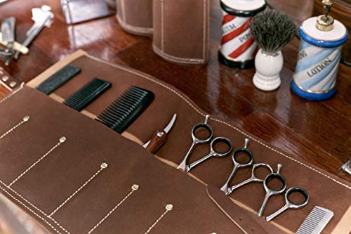 Ролка за фризьорски инструменти Copacetic Винтажного дизайн Побира до 8 фризьорски инструменти
