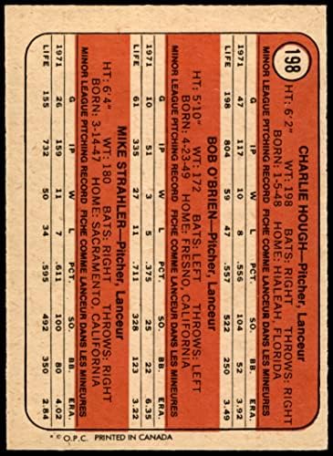 1972 О-Пи-Джи 198 Начинаещи Доджърс Чарли Half / Боб о ' Брайън /Майк Стрейлер Лос Анджелис Доджърс (бейзбол карта)