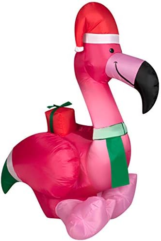 Надуваеми Изделия Gemmy Holiday G08 35292 С въздушно выдувом за външно Декор Flamingo