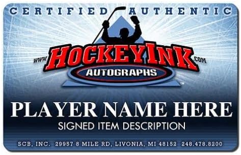 КЛОД LEMIEUX Подписа шайбата Финикс Койотс - за Миене на НХЛ с автограф