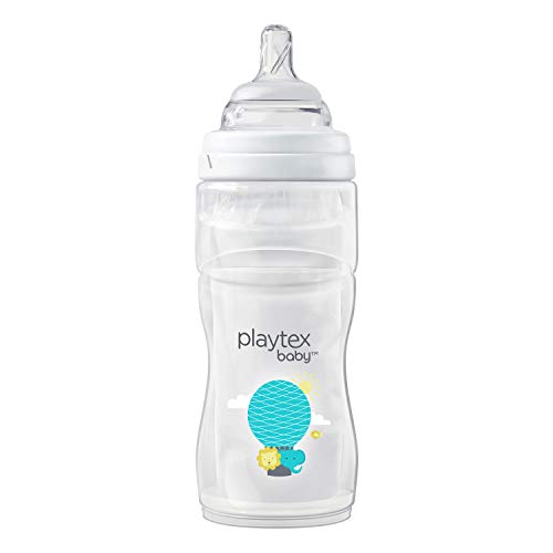 Бутилка за хранене на Playtex Baby Nurser от милиметъра втулки, по-Близо до били познати да възпрепятства кърменето,