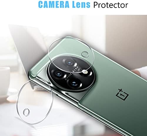Anbzsign Предназначени за OnePlus 11 5G с [2] защитно фолио за обектива на камерата и [2] гъвкава защитна обвивка