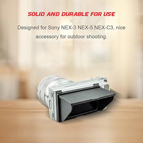Козирка за LCD екрана, Козирка за фотоапарати, Защитно покритие за Sony NEX-3 И NEX-5 И NEX-C3 DSLR за Външна