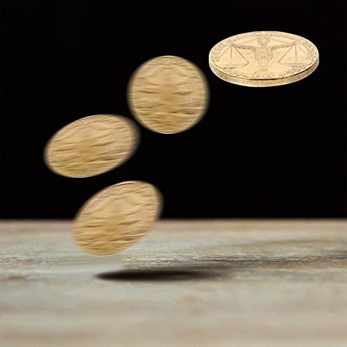 NUOBESTY Реколтата, Бижута 12 Съзвездия Възпоменателни Монети, Златни Монети Везни Антични Монети С Пожелания за Късмет
