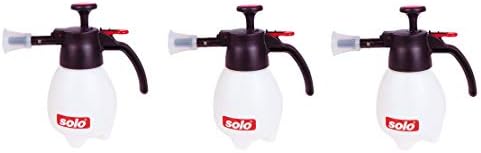 SOLO 418 с една ръка под налягане пръскачка обем 1 литър, с ергономична дръжка за градинарство, наторяване, прибиране на реколтата