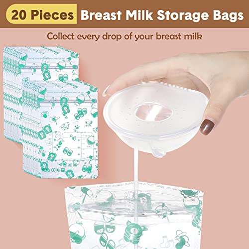 Lictin Гърдите мивка за събиране на майчиното мляко за кърмене 2 броя Силиконови уплътнители за гърдите Чаша за Хранене