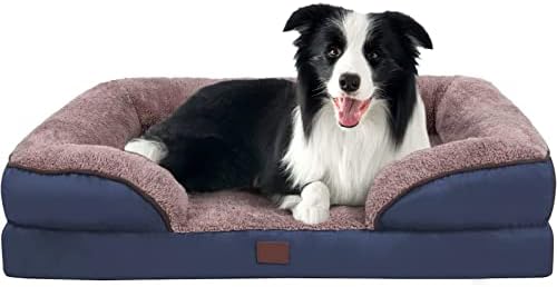 Голям Ортопедичен Разтегателен диван за Кучета - Диван от Стиропор Eggs с Стирающимся калъф - Голям
