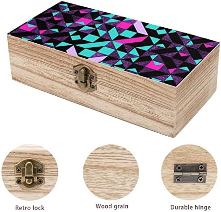 Хипстер Galaxy Дървена Кутия За Съхранение На Настолен Малък Декоративен Органайзер Кутии За Бижута С Капак
