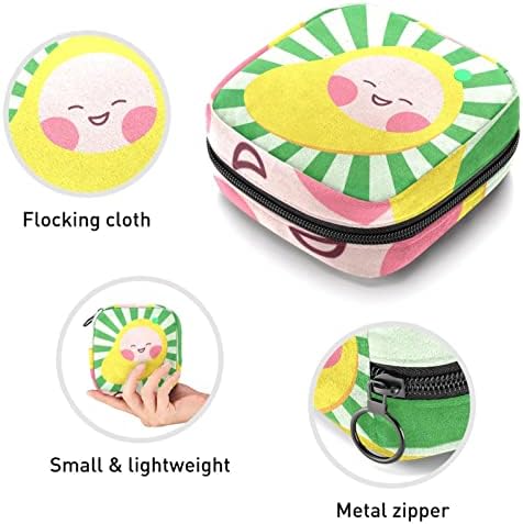 ORYUEKAN Чанта За Съхранение на Хигиенни Кърпички, Преносима Чанта за Жени, Момичета, Чанта за Купата на Менструална, Cartoony