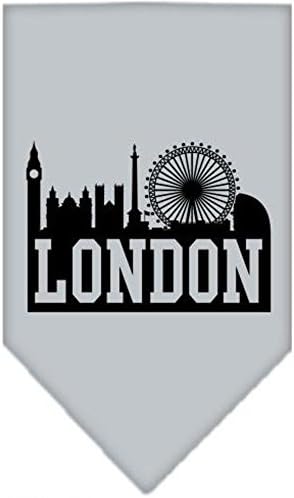 Шарена кърпа Mirage Pet Products London Skyline с Трафаретным принтом, Голяма, Лилаво