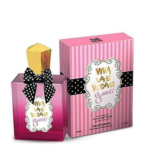 Парфюм вода Viva Las Vegas Сладки от Mirage - 3,4 течни унции - Нотки на праскова, бадем, ванилия