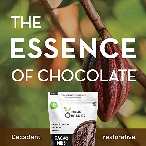 Кошер Парченца какао 200 г - Неподсладени | Вегетариански Суперпродукт | Печене Без глутен | Парченца какао