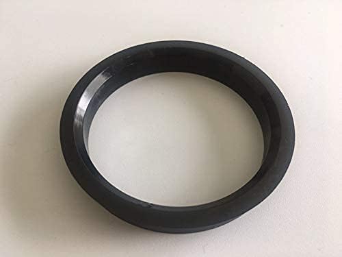 NB-AERO 4 бр. Черни полиуглеродные пръстени 71,12 мм (колелото)- 64,1 мм (Ступица) | Централно пръстен Hubcentric