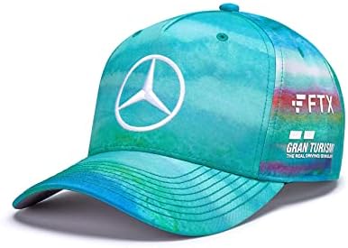 Mercedes-AMG Petronas F1 Special Edition Люис Хамилтън 2022 Miami GP Шапка Син цвят