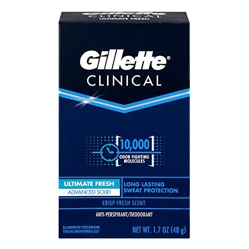 Дезодорант-Антиперспиранти Gillette Clinical Advanced Solid Ultimate Fresh, 1,7 Грама