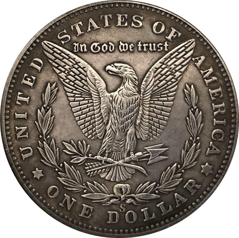 QINGFENG Производителите на Голям брой 38 ММ Стари Сребърни Доларови монети Американски Морган Скитник Монети 1893-те