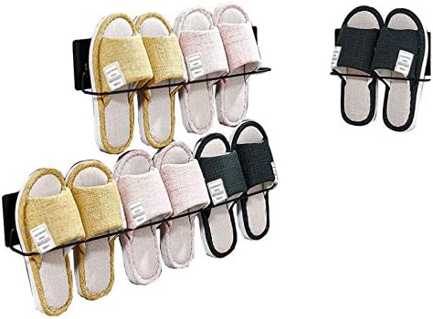 ZEELYDE Рафтове За обувки, Органайзер За Съхранение на Тапочек срок На Съхранение От Неръждаема Стомана, монтиран на стената