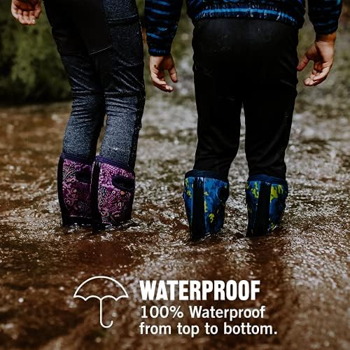 BOGS Унисекс-Детски Обувки за момчета и момичета York с водоустойчива изолация от гума и неопрен, Непромокаеми Зимни