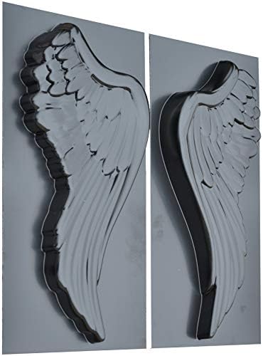 Конкретна форма на Крилата на Ангела на 3D Статуя Декор на Стената DIY Калници Пластмасов форма (D51 + D51-голям)