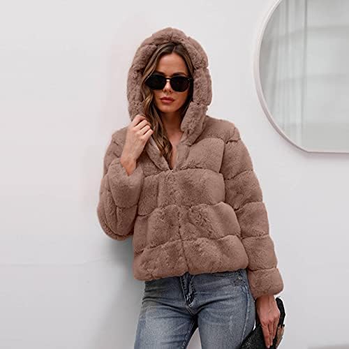 Жена есенно-зимно модно однотонное свободното си топло палто-яке OVERMAL