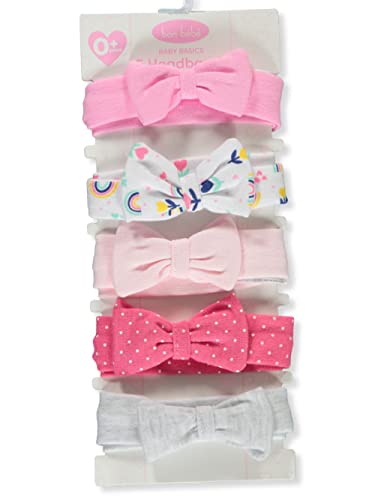 Набор от чалми на главата за по-големи момичета Bon Bebe Бебето от 5 опаковки - розово / мулти, един размер