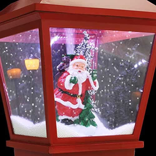 Коледна Лампа на Подиума NCONCO 25,2, Празнични Украшения във формата на Падащия Сняг с Дядо Коледа, Зимна