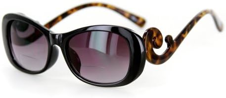 Модни бифокални очила Waikiki в ретро стил (Черна / Деликтный с мъгла + 1,00)