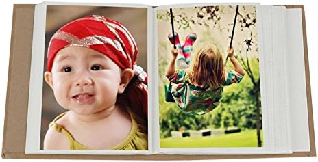 Cartoony фотоалбум цветове на дъгата LUSandy, 4x6, 100 джобове, албум за изрезки, семейни спомени, детски албуми (пръстови