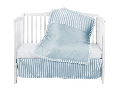 Комплект Спално бельо Candyland за бебешко легло от 3 теми, синьо