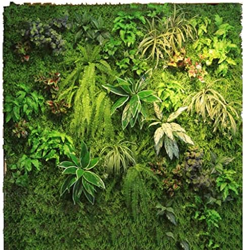 Изкуствен жив плет YNFNGXU, устойчиви на UV Зелени панели за външен или вътрешен двор, двор и /или домашен декор (Цвят: 01)