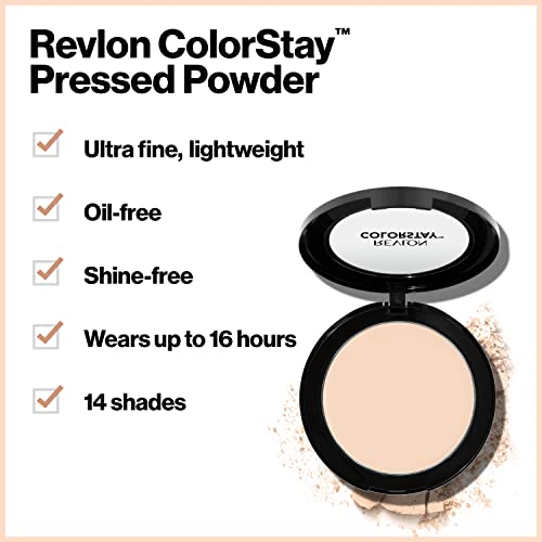 Компактна пудра за лице от Revlon ColorStay 16 Hour Face Makeup, средна устойчивост - пълно покритие с безупречно