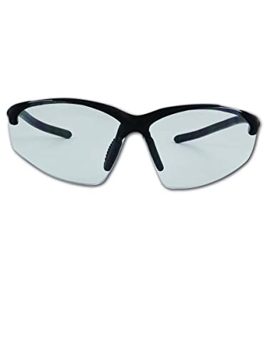Защитни очила MAGID Y79BKC с Скъпоценния камък Циркон, Прозрачни лещи и Черни рамки (Един чифт)