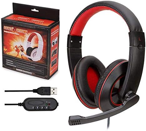 Слушалки YOUPECK Virtual Surround 7.1 USB Headset - Слот стерео слушалки, USB и микрофон за компютърни видео игри