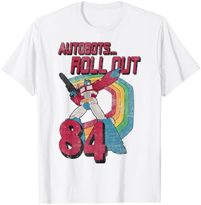 Тениска Transformers Autobots Retro Roll Out 84 В Розово райе