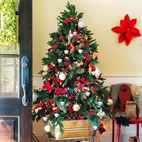Декор на Коледната елха в Фермерска къща, Метална Камбанка, Занаяти, Накити за Коледа Колокольчика, Набор от