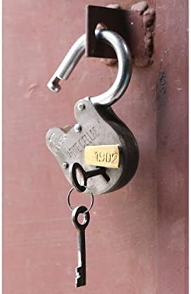 Изработване на Антични Монтира ключалка за Заключване на Стария сандък, Винена рафтове, на абажура, Навес, врата, с Два ключа