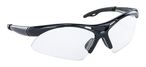 Защитни очила SAS Дайъмъндбекс | Черна дограма, Прозрачни лещи, Един размер | от поликарбонат Устойчиви на надраскване,