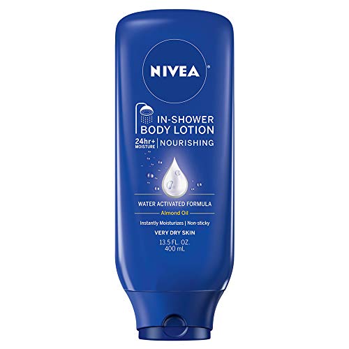 NIVEA Подхранващ Лосион за душ, Лосион за тяло за суха кожа, Бутилка 13,5 течни унции