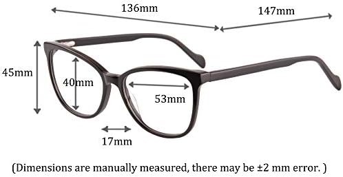 Компютърни очила за четене MEDOLONG Против Blue Light Със защита от умора-LH649(C1, анти-син, 150)