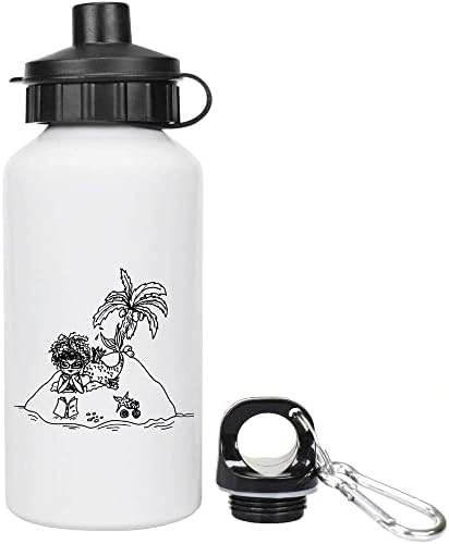 Детска Множество бутилка за вода /напитки Azeeda 400 мл Русалка на тропически остров (WT00056528)