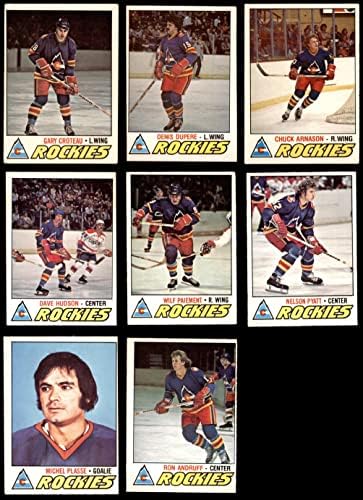 1977-78 О-Пи-Джи Сет на екипа на Колорадо в Скалистите планини на Колорадо в Скалистите планини-Хокей (сет) VG/EX+ Скалистите