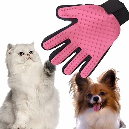 Ръкавица за отстраняване на козината на домашни любимци - Нежна Четка за ръкавици, за да се грижа за домашни животни - Ръкавица