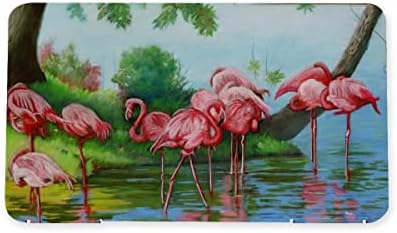 Flamingo Преносим Титуляр за Респиратор За лице, Кутия, Тънък Пластмасов Калъф за Съхранение на Козметичната
