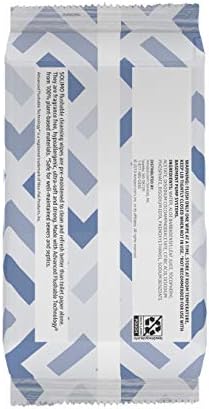 Марка - Смываемые кърпички за тоалет Solimo за възрастни, Без ароматизатори, 42 бр. (опаковка от 8 броя)
