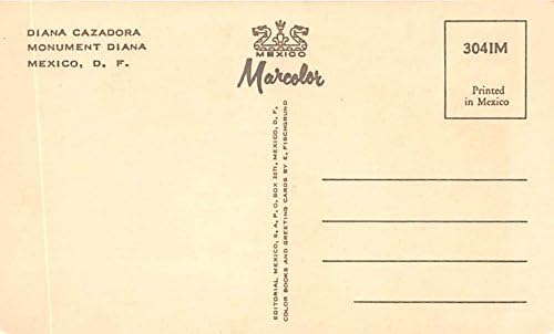 Диана Казадора, Паметник, Мексико, Пощенска Картичка Tarjeta Postal