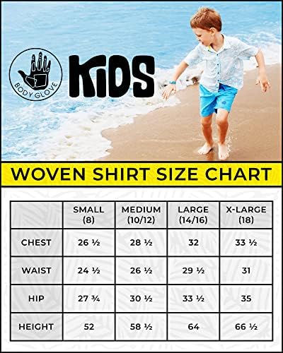 Тениска за момчета с ръкавици за тяло - 2 опаковки Лятна Плажна риза с къс ръкав и копчета (S-XL)